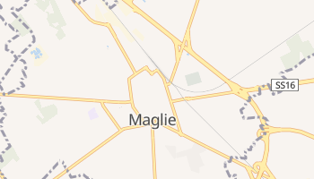 Maglie - szczegółowa mapa Google