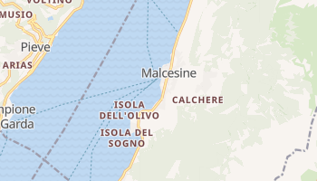 Malcesine - szczegółowa mapa Google