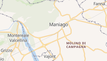 Maniago - szczegółowa mapa Google