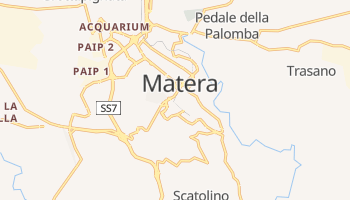 Matera - szczegółowa mapa Google
