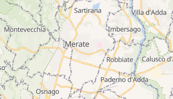 Merate - szczegółowa mapa Google