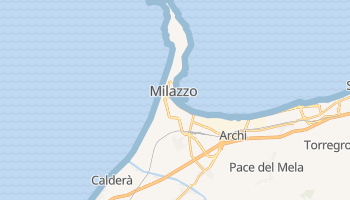 Milazzo - szczegółowa mapa Google