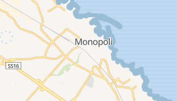 Monopoli - szczegółowa mapa Google