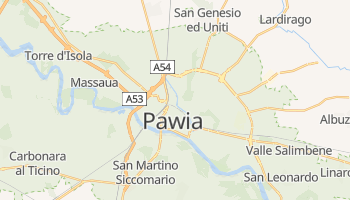 Pawia - szczegółowa mapa Google