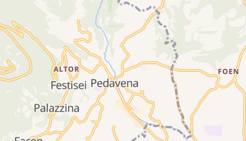 Pedavena - szczegółowa mapa Google