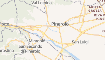 Pinerolo - szczegółowa mapa Google