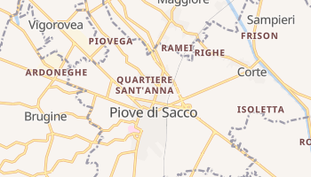 Piove di Sacco - szczegółowa mapa Google