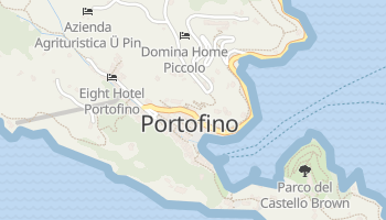 Portofino - szczegółowa mapa Google