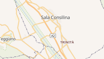 Sala Consilina - szczegółowa mapa Google