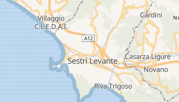 Sestri Levante - szczegółowa mapa Google