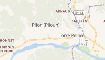 Torre Pellice - szczegółowa mapa Google