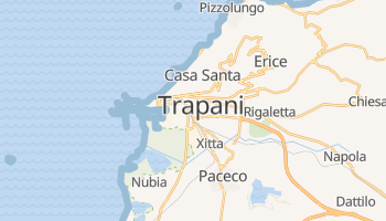 Trapani - szczegółowa mapa Google