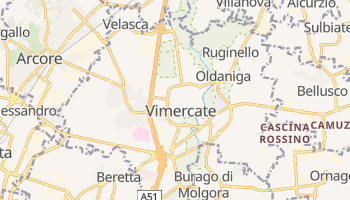Vimercate - szczegółowa mapa Google