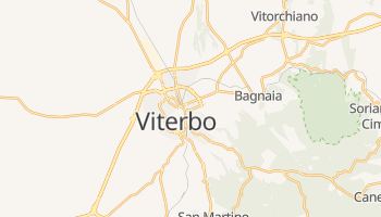 Viterbo - szczegółowa mapa Google