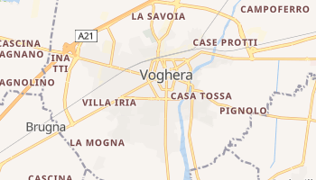 Voghera - szczegółowa mapa Google