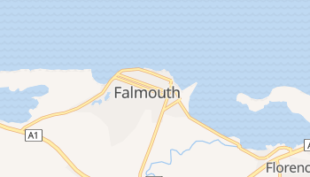 Falmouth - szczegółowa mapa Google
