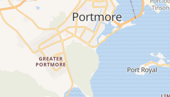 Portmore - szczegółowa mapa Google