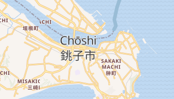 Choshi - szczegółowa mapa Google