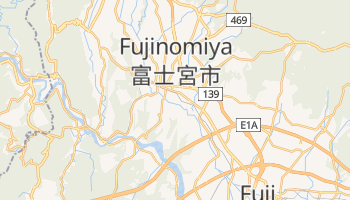 Fujinomiya - szczegółowa mapa Google