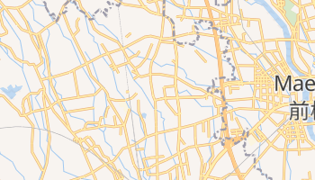 Prefektura Gunma - szczegółowa mapa Google