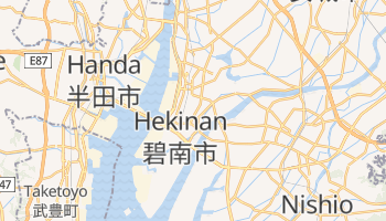 Hekinan - szczegółowa mapa Google