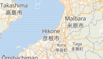 Hikone - szczegółowa mapa Google