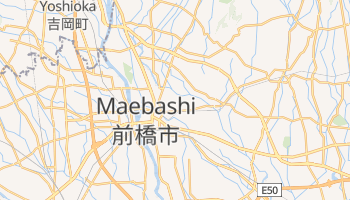 Maebashi - szczegółowa mapa Google