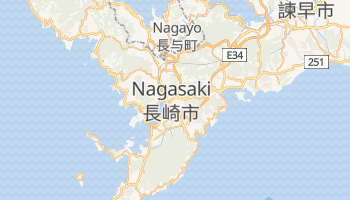 Nagasaki - szczegółowa mapa Google
