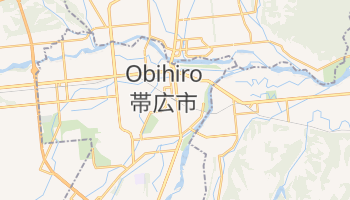 Obihiro - szczegółowa mapa Google