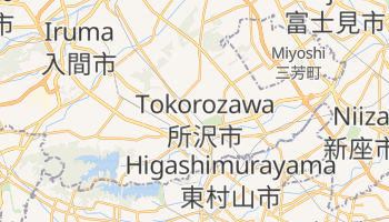 Tokorozawa - szczegółowa mapa Google