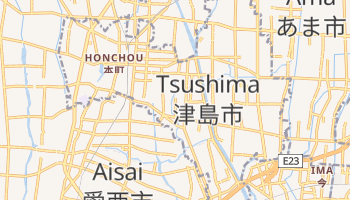 Tsushima - szczegółowa mapa Google