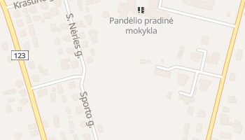 Pondele - szczegółowa mapa Google