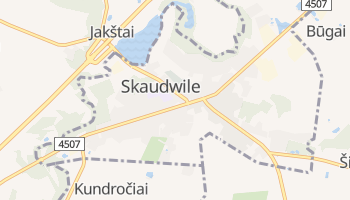 Skaudwile - szczegółowa mapa Google