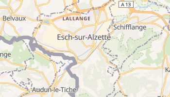Esch-sur-Alzette - szczegółowa mapa Google