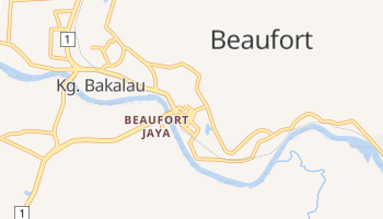 Beaufort - szczegółowa mapa Google