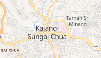 Kajang-Sungai Chua - szczegółowa mapa Google