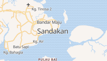 Sandakan - szczegółowa mapa Google