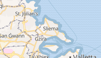 Sliema - szczegółowa mapa Google