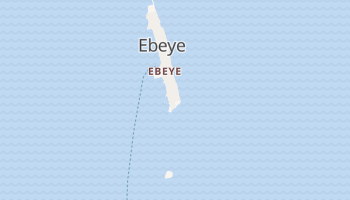 Atol Kwajalein - szczegółowa mapa Google
