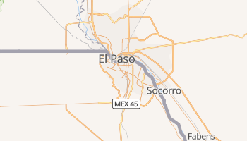 Ciudad Juárez - szczegółowa mapa Google