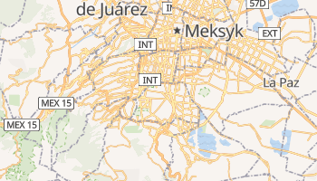 Coyoacán - szczegółowa mapa Google