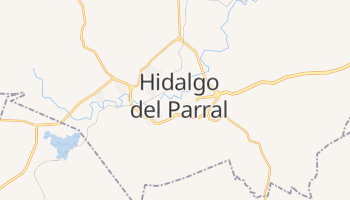 Hidalgo del Parral - szczegółowa mapa Google