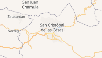 San Cristóbal de Las Casas - szczegółowa mapa Google
