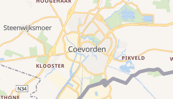Coevorden - szczegółowa mapa Google