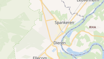 Dieren - szczegółowa mapa Google