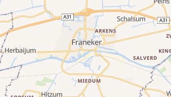 Franeker - szczegółowa mapa Google