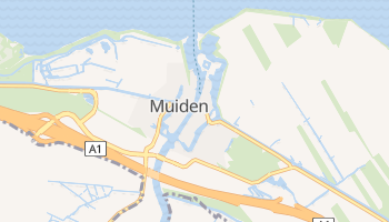 Muiden - szczegółowa mapa Google