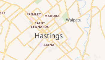 Hastings - szczegółowa mapa Google