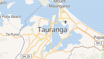 Tauranga - szczegółowa mapa Google