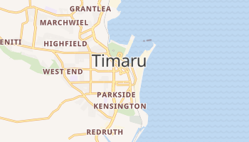 Timaru - szczegółowa mapa Google